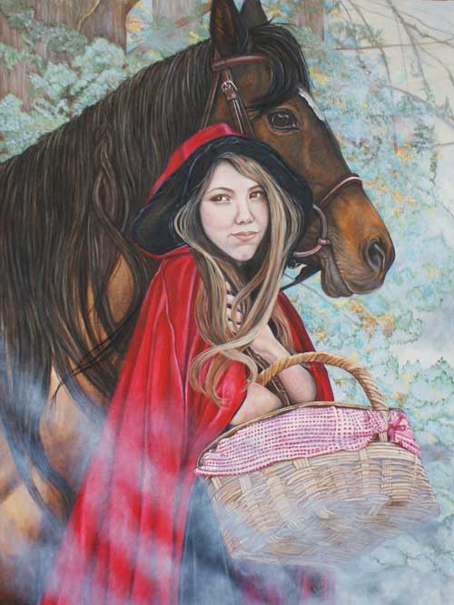 Red Riding Hood painting